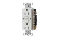 Hubbell Wiring GFTRST20WP2 20A COM TR ST LEADED STR GFR WH BULK | Industrial Supplies