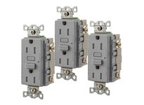 Hubbell Wiring GFTW15GY3 15A RESI GFR TRWR GRAY | YarinInd