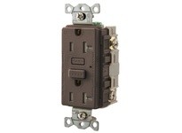 Hubbell Wiring GFTW20 20A RESI GFR TRWR BROWN