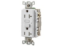 Hubbell Wiring GFTW20W 20A RESI GFR TRWR WHITE | YarinInd