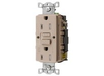 Hubbell Wiring GFTWRST15ALU 15A COM SELF TEST TRWR US GFR ALMOND