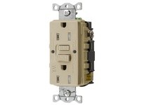 Hubbell Wiring GFTWRST15I 15A COM SELF TEST TRWR GFR Ivory | Reliable Industrial Supplies