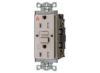 Hubbell Wiring GFTWRST15LAIG 15A COM SELF TEST TRWR IG GFR LT Almond | Reliable Electrical Supplies