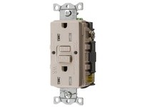 Hubbell Wiring GFTWRST15LAU 15A COM SELF TEST TRWR US GFR LT ALMOND