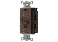 Hubbell Wiring GFTWRST15SNAP 15A COM SELF TEST TRWR SNAP GFR BROWN | Industrial Supplies
