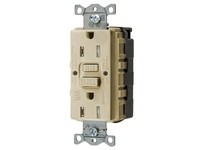 Hubbell Wiring GFTWRST15SNAPI 15A COM SELF TEST TRWR SNAP GFR IVORY