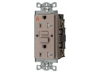 Hubbell Wiring GFTWRST20ALIG 20A COM SELF TEST TRWR IG GFR ALMOND