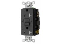 Hubbell Wiring GFTWRST20BKU 20A COM SELF TEST TRWR US GFR BLACK