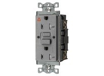 Hubbell Wiring GFTWRST20GYIG 20A COM SELF TEST TRWR IG GFR Gray | Reliable Industrial Supplies