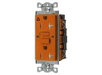 Hubbell Wiring GFTWRST20ORIG 20A COM TRWR ST ISO GR GFR ORANGE | Industrial Supplies