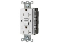 Hubbell Wiring GFTWRST20SNAPW 20A COM SELF TEST TRWR SNAP GFR WHITE | YarinInd