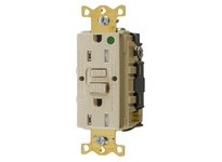 Hubbell Wiring GFTWRST82IU 15A COM HG SELF TEST TRWR US GFR IVORY