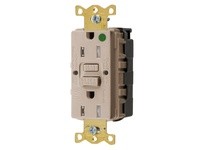 Hubbell Wiring GFTWRST82SNAPAL 15A COM HG SELF TEST TRWR SNAP GFR AL | YarinInd