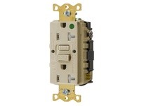 Hubbell Wiring GFTWRST83I 20A COM HG SELF TEST TRWR GFR IVORY