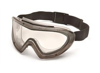 Pyramex Capstone GG504T Direct/Indirect Clear Anti-Fog Lens and Gray Frame GogglesCapstone Direct/Indirect Clear Anti-Fog Lens a