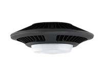 RAB GLED52N Garage Ceiling 52W Neutral LED W/ Prismatic Lens Bronze