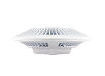 RAB GLED52YW Garage Ceiling 52W Warm LED W/ Prismatic Lens White