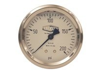 Dixon GLSC417 Liquid Filled Center Back Mount Stainless Case Gauge | YarinInd