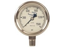 Dixon GLSS60 Stainless Liquid Filled Lower Mount Gauge
