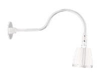 RAB GN1LED13YW Gooseneck Style1 13W Warm LED No Shade White | YarinInd