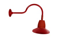 RAB GN1LED26NSTR Gooseneck Style1 26W Neutral LED 15" Straight Shade Red