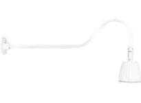 RAB GN2LED13NSW Gooseneck Style2 13W Neutral LED No Shade Spot REFL White