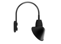 RAB GN4LED13YSACB Gooseneck Style4 13W Warm LED 15" AC Shade | YarinInd