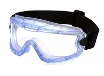 Pyramex GN904 Clear Blue Chemical Splash Goggles - Designed for Smaller Facial Structures