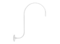 RAB GOOSE3W Gooseneck Style3 UPCURVE 30 High 25 From Wall 1/2 NPS WHK