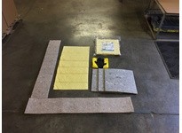 MBT GPSK-TRK Universal spill kits are placed in areas where oil glycols cutting fluids or any other non-aggressive fluids are st