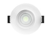 RAB GR2 2" RECESSED GIMBAL 6W 400LM 90 CRI 5CCT TRIAC 120V 38DEG ROUND WHITE SMOOTH