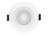 RAB GR3 3" RECESSED GIMBAL 9W 600LM 90 CRI 5CCT TRIAC 120V 38DEG ROUND WHITE SMOOTH