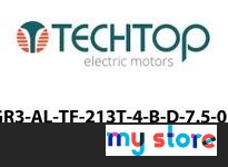 Techtop GR3-AL-TF-213T-4-B-D-7.5-01 PREMIUM EFFICIENCY | High-Quality 3 Phase Motor