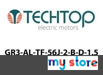Techtop GR3-AL-TF-56J-2-B-D-1.5 1.5 HP 3600RPM 208-230/460 V 56J CLOSE COUPLED PUMP MOTORS JM TEFC THREE PHASE