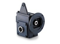 Grove Gear GR-HMQ824-15-H1-180-23 15:1 Ratio, 1.125" Input Diameter, 1.438" Output Diameter, Right Angle Cast Iron Single-Reduct