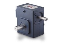 Grove Gear GRL-B821-25-D 25:1 Ratio, 0.625" Input Diameter, 1" Output Diameter, Right Angle Cast Iron Single-Reduction Worm Redu