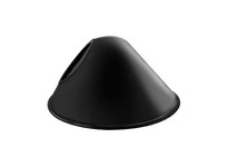 RAB GSACB Angled Cone Shade For GNLED Gooseneck Black