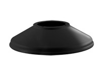RAB GSSTB Straight Shade For GNLED Gooseneck Black | Durable Lighting Solutions