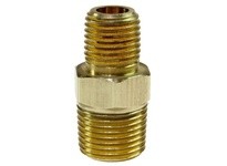 Coilhose H0402 Hex Nipple 1/4" MPT x 1/8" MPT