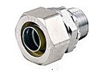 Hubbell Wiring H1001 STR MALE L/T CONN 1 STEEL INS