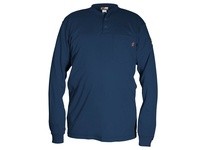 MCR H1NX2 FR Long Sleeve Henley Shirt Navy