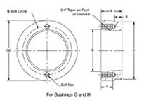 US Tsubaki H1W H1 Weld on Hub | YarinInd