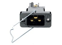 Hubbell Wiring H320BL IEC320 MALE INLT W/CLAMP 20/16A 250V | High-Quality Industrial Supplies