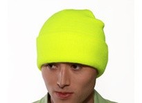 Tingley H70232 ENHANCED VISIBILITY Knit Hat - Fluorescent Yellow-Green | High-Visibility Gear
