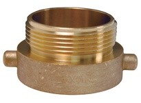 Dixon HA1515T Hydrant Adapter Pin Lug Brass