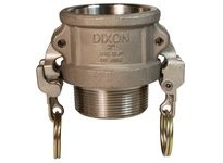 Dixon HAB100EZ Cam & Groove Hastelloy Type B Coupler x Male NPT