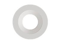 RAB HAT6RBW Color Trim for 6" Modular Downlight Round White Baffle | YarinInd