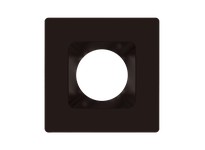 RAB HAT6SA Color Trim for 6" Modular Downlight Square Bronze Smooth | YarinInd