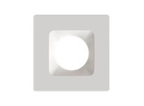 RAB HAT6SW Color Trim for 6" Modular Downlight Square White Smooth | YarinInd