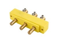 Hubbell Wiring HBL106SPMR 100A 250V Stage Pin Male Receptacle | Industrial Supplies